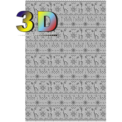 Naujas tekstūros įspūdis – žieminis megztinis 3D reljefinis plastikinis reljefinis aplankas kortelių kūrimui iškarpų albumas, popieriaus pasidaryk pats procesas Decorati