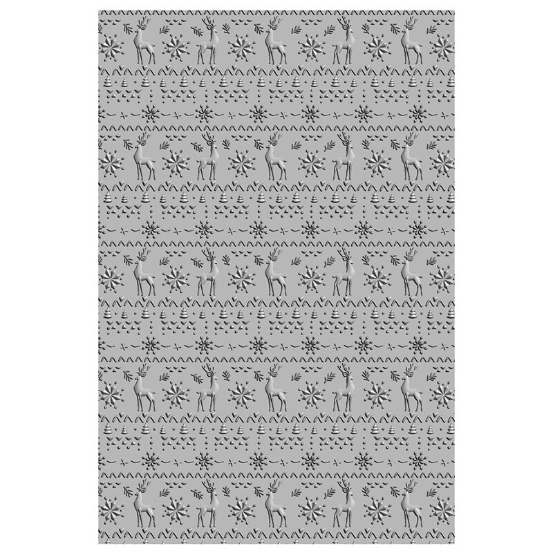 Naujas tekstūros įspūdis – žieminis megztinis 3D reljefinis plastikinis reljefinis aplankas kortelių kūrimui iškarpų albumas, popieriaus pasidaryk pats procesas Decorati