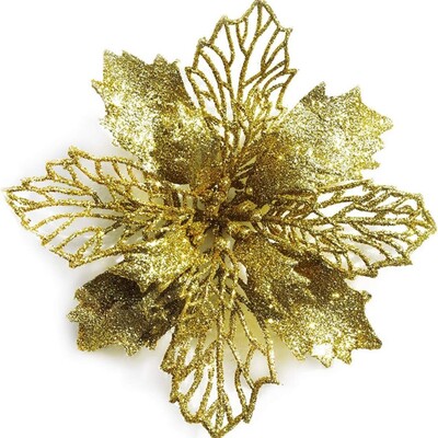 5/10kom božićnih ukrasa, umjetnog cvijeća, privjeska za božićno drvce za uređenje doma, novogodišnji ukrasni dodatak