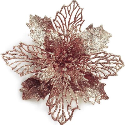 5/10kom božićnih ukrasa, umjetnog cvijeća, privjeska za božićno drvce za uređenje doma, novogodišnji ukrasni dodatak