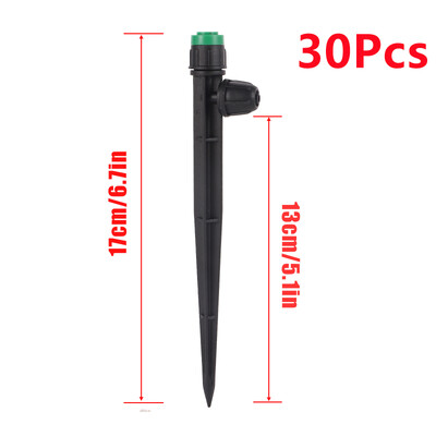 10/30 db állítható tüskés locsoló 8 lyukú konzol csepegtető kerti gyep cserepes virág öntözés öntözés cseppes kibocsátó