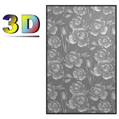 Nauja puokštė 3D reljefinis plastikinis reljefinis aplankas kortelių kūrimui iškarpų albumas, popierius „pasidaryk pats“ dekoratyviniai gaminiai