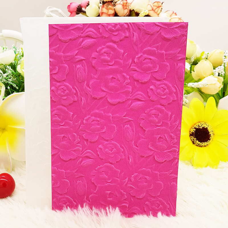 Nauja puokštė 3D reljefinis plastikinis reljefinis aplankas kortelių kūrimui iškarpų albumas, popierius „pasidaryk pats“ dekoratyviniai gaminiai