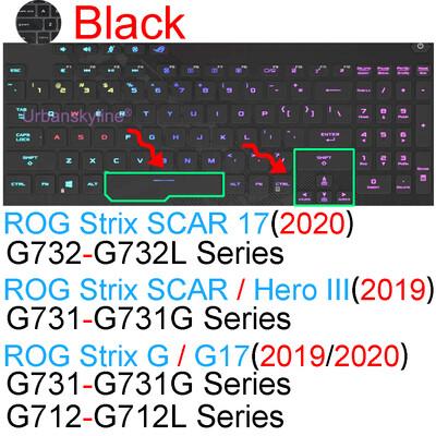 Silikónový ochranný kryt klávesnice pre ROG Strix Scar 17 18 G17 G18 Hero G713 G712 G733 G732 G731 G834 G814 15 16 17