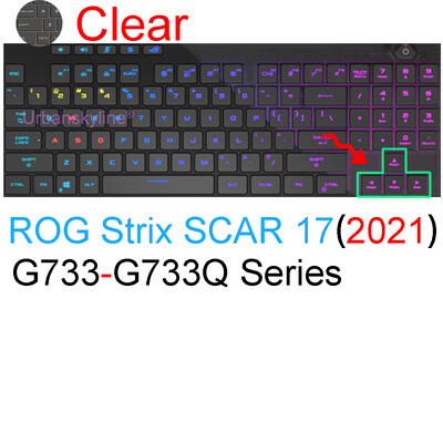 Silikónový ochranný kryt klávesnice pre ROG Strix Scar 17 18 G17 G18 Hero G713 G712 G733 G732 G731 G834 G814 15 16 17