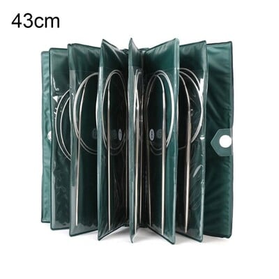 11 tk roostevabast terasest ümmargused kudumisvardad heegelnõela komplekt lõng kudumine isetegemise tööriist kotiga, pikkus 43/65/100/120 cm