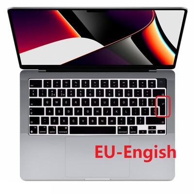 Λεπτό για Macbook Air M2 2022 A2681 ΕΕ ΗΠΑ Αγγλικά Ισπανικά Ρωσικά Γαλλικά Αραβικά Κάλυμμα πληκτρολογίου Silicon για Macbook Air A2681 Skin