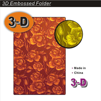 3D reljefiniai aplankai, tokie kaip kriauklės, snaigės, mini botanikos sodai, lapai, rožės, bijūnai, žali lapai, graži tėkmė