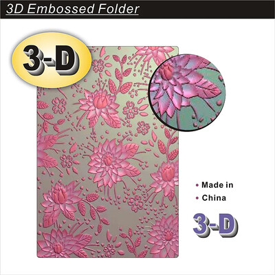 3D reljefiniai aplankai, tokie kaip kriauklės, snaigės, mini botanikos sodai, lapai, rožės, bijūnai, žali lapai, graži tėkmė