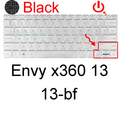 Klaviatūros dangtelis, skirtas HP ENVY 13 13-BF 13-AY 13-AR 13-BA X360 13-BD 13-AG 13-AH 13-AQ 13-M 13-D apsauginis odos dėklas, silikonas 13.3