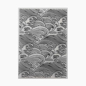 2023 NEW Waves Fono reljefiniai aplankai, skirti Scrapbooking popierinių albumų kortelėms, reikmenų gamybai 3D plastikiniai trafaretai amatai