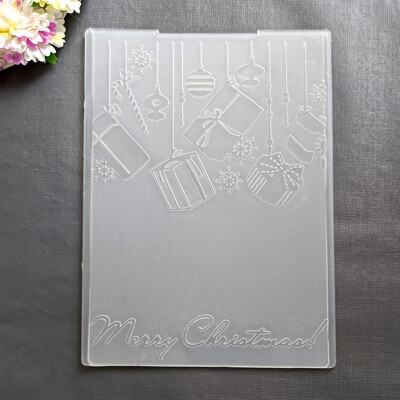 NAUJAS klasikinis reljefinis aplankas, skaidrus reljefinis plastikinių plokščių dizainas, skirtas „pasidaryk pats“ popieriaus pjaustymo štampams „Scrapbooking“ paveikslėlis