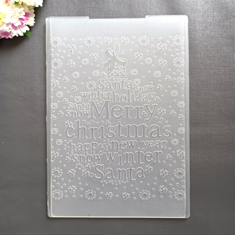 NAUJAS klasikinis reljefinis aplankas, skaidrus reljefinis plastikinių plokščių dizainas, skirtas „pasidaryk pats“ popieriaus pjaustymo štampams „Scrapbooking“ paveikslėlis