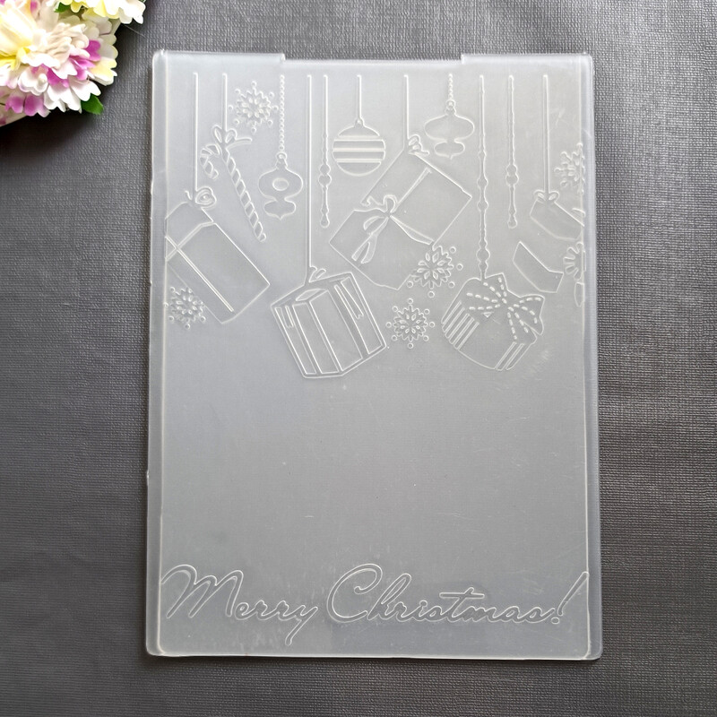 NAUJAS klasikinis reljefinis aplankas, skaidrus reljefinis plastikinių plokščių dizainas, skirtas „pasidaryk pats“ popieriaus pjaustymo štampams „Scrapbooking“ paveikslėlis