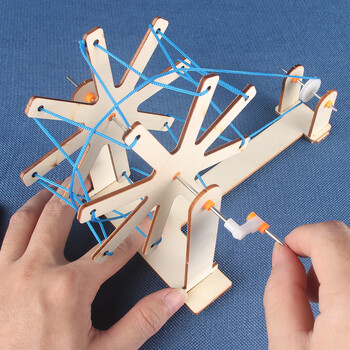 DIY Mini Loom Υλικό Πακέτο Πλεκτομηχανή μαλλί Παιδικά δημιουργικά παιχνίδια Χειροποίητα δώρα Εργαλεία πλεξίματος Ξύλινα