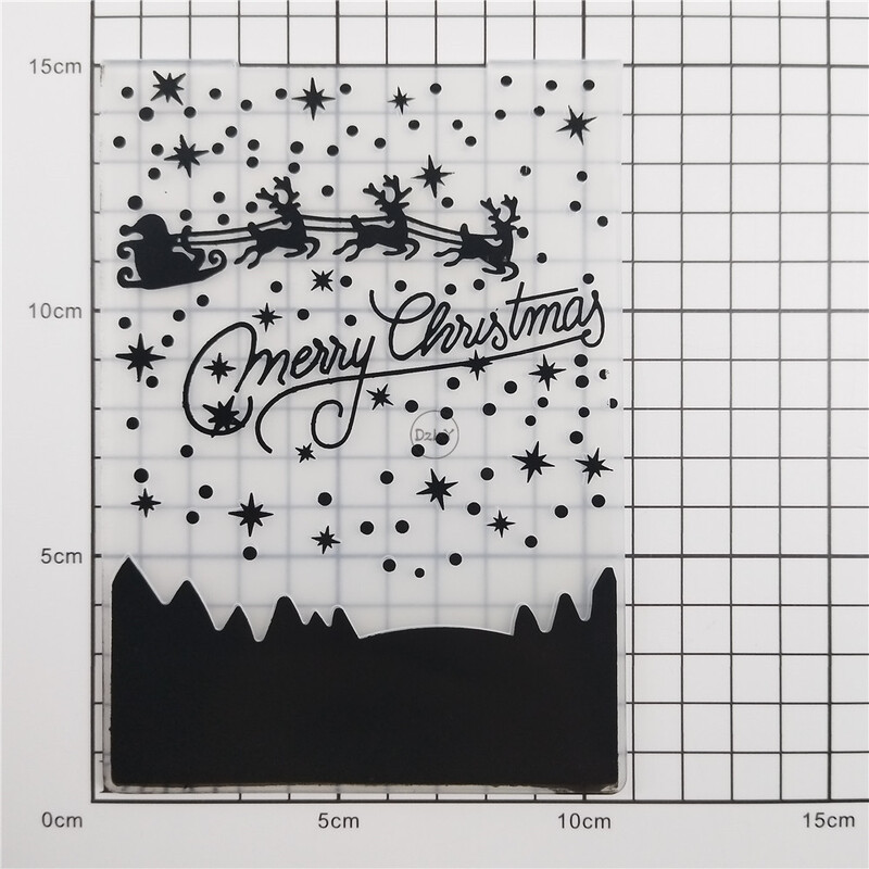 2023 m. NAUJI Kalėdų briedžių konteksto reljefiniai aplankai, skirti iškarpų albumų albumų kortelėms, reikmenų gamybai 3D plastikiniai trafaretai amatai