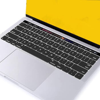 Κάλυμμα πληκτρολογίου για MacBook Pro με Touch Bar 13&15 2016-2019 Μοντέλο: A2159, A1989, A1990, A1706, A1707), Προστατευτικό δέρματος σιλικόνης