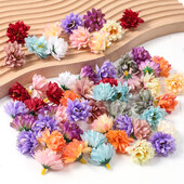 10/20/50 kom. Mini umjetne ruže, svilene cvjetne glavice, simulirane cvjetne dekoracije kućne sobe, vjenčane dekoracije, DIY pribor za vijence