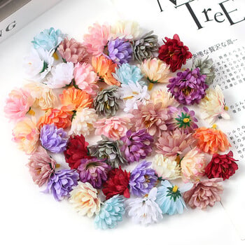 10/20/50Pcs Mini Artificial Rose Silk Flower Heads Simulated Flower Διακόσμηση δωματίου σπιτιού Διακόσμηση γάμου DIY Αξεσουάρ στεφάνου