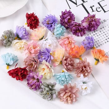 10/20/50Pcs Mini Artificial Rose Silk Flower Heads Simulated Flower Διακόσμηση δωματίου σπιτιού Διακόσμηση γάμου DIY Αξεσουάρ στεφάνου