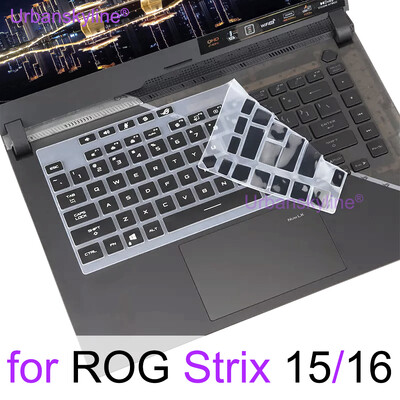 Tastatūras vāciņš priekš ROG Strix Scar 16 G634 15 G16 G614 G15 G513 G512 G533 G532 G531 Hero Silikona Protector Skin Case 15.6 2023