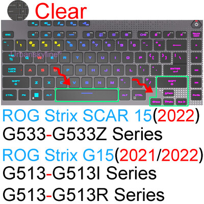 Husă pentru tastatură pentru ROG Strix Scar 16 G634 15 G16 G614 G15 G513 G512 G533 G532 G531 Hero Husă de protecție din silicon 15.6 2023