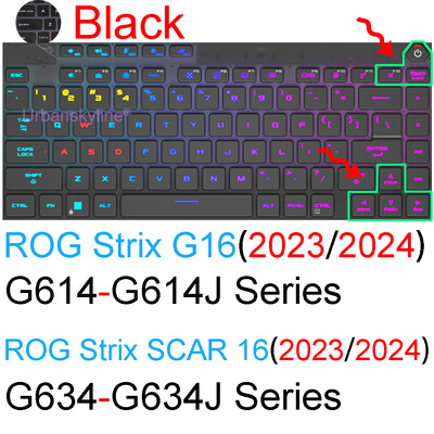 Husă pentru tastatură pentru ROG Strix Scar 16 G634 15 G16 G614 G15 G513 G512 G533 G532 G531 Hero Husă de protecție din silicon 15.6 2023