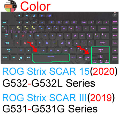Husă pentru tastatură pentru ROG Strix Scar 16 G634 15 G16 G614 G15 G513 G512 G533 G532 G531 Hero Husă de protecție din silicon 15.6 2023