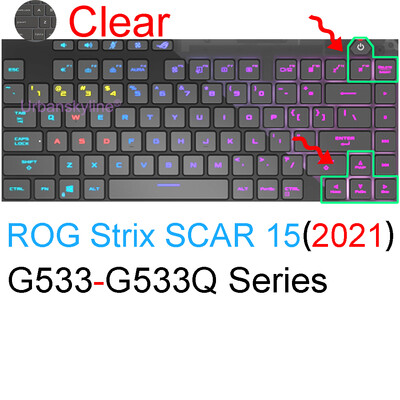 Husă pentru tastatură pentru ROG Strix Scar 16 G634 15 G16 G614 G15 G513 G512 G533 G532 G531 Hero Husă de protecție din silicon 15.6 2023