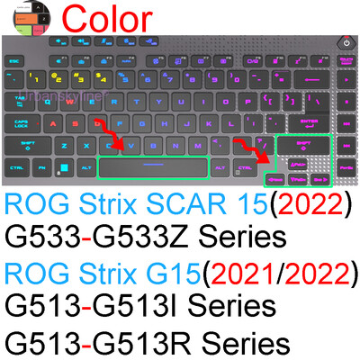 Husă pentru tastatură pentru ROG Strix Scar 16 G634 15 G16 G614 G15 G513 G512 G533 G532 G531 Hero Husă de protecție din silicon 15.6 2023
