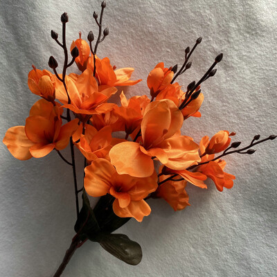 Svežanj umjetnog cvijeća Jesen Magnolija Dekoracija doma Vanjski vrt Dekoracija poda Tkanina Magnolija Dekoracija vjenčanja