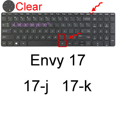 Poklopac tipkovnice za HP ENVY x360 17 17-ch 17-cg 17-ce 17-ae 17-bw 17-u 17-s Silikonski zaštitnik Skin Case Dodaci 17.3