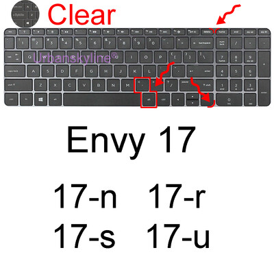 Poklopac tipkovnice za HP ENVY x360 17 17-ch 17-cg 17-ce 17-ae 17-bw 17-u 17-s Silikonski zaštitnik Skin Case Dodaci 17.3