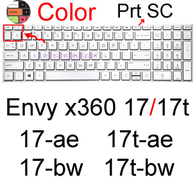 Poklopac tipkovnice za HP ENVY x360 17 17-ch 17-cg 17-ce 17-ae 17-bw 17-u 17-s Silikonski zaštitnik Skin Case Dodaci 17.3