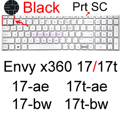 Poklopac tipkovnice za HP ENVY x360 17 17-ch 17-cg 17-ce 17-ae 17-bw 17-u 17-s Silikonski zaštitnik Skin Case Dodaci 17.3