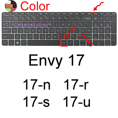 Poklopac tipkovnice za HP ENVY x360 17 17-ch 17-cg 17-ce 17-ae 17-bw 17-u 17-s Silikonski zaštitnik Skin Case Dodaci 17.3