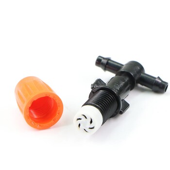 20PCS Garden 7,5-10L/H Orange Adjustable Misting Nozzle Greenhouse Lawn Spray Watering Sprinkler Atomizer Dripper for 4/7mm Hose