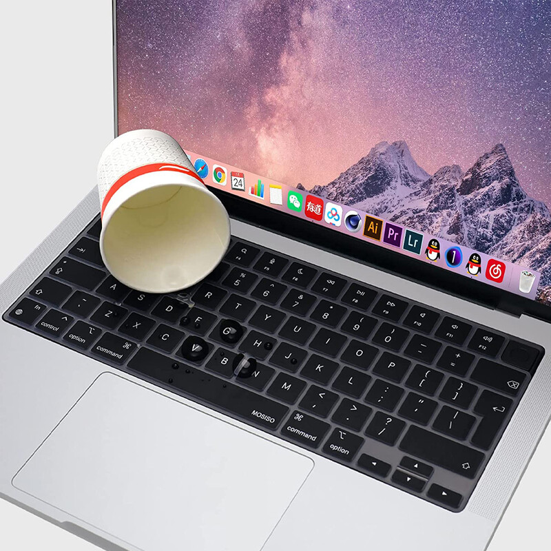 Kompatibilný kryt s klávesnicou pre MacBook Air 13,6 m2 2022 A2681/2021 2023 MacBook Pro 14 16 M1 A2442 A2485 A2779 A2780 s dotykovým ID