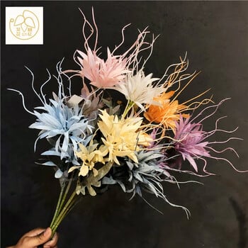 Simulation Stem Flame Epiphyllum Plastic Dragon\'s Beard Fake Flower Σαλόνι Τραπεζαρία Γάμος Τεχνητά λουλούδια Διακόσμηση σπιτιού