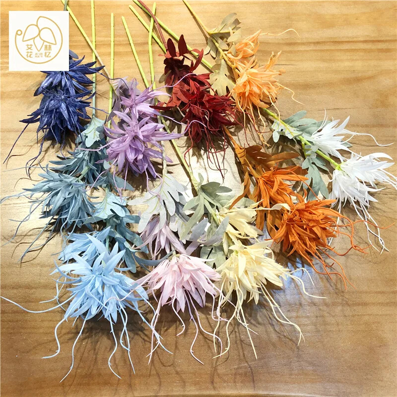 Simulacija Stabljika Plamen Epiphyllum Plastična Zmajeva brada Lažni cvijet Dnevni boravak Blagovaonica Vjenčanje Umjetno cvijeće Uređenje doma