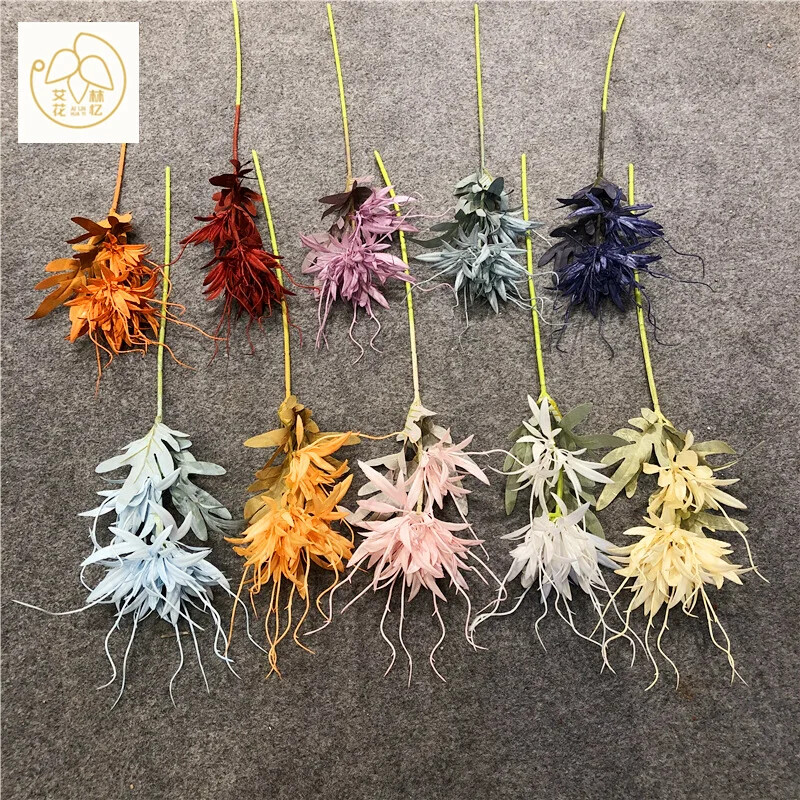 Simulacija Stabljika Plamen Epiphyllum Plastična Zmajeva brada Lažni cvijet Dnevni boravak Blagovaonica Vjenčanje Umjetno cvijeće Uređenje doma