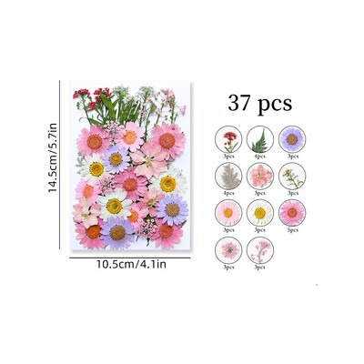 1 maisiņš, kaltēti ziedi, presēti ziedi, uzlīmes tālruņa korpusam, rotaslietas, amatniecība, nagu māksla