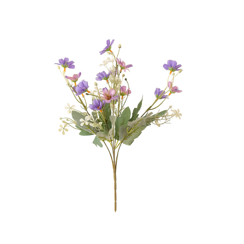 Pastoralni Umjetni Gesang Kozmos Grana tratinčice Umjetno divlje malo cvijeće Cvjetni buket Vaza za vjenčanje Uređenje doma