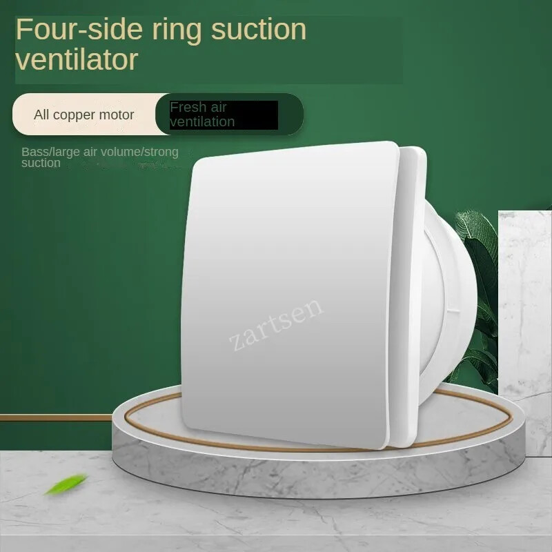 4 colių greitaeigis išmetimo ventiliatorius, tualetas, virtuvė, vonios kambarys, pakabinamas ant sienos, lango ventiliatoriaus ištraukiklis su nuotolinio valdymo pultu