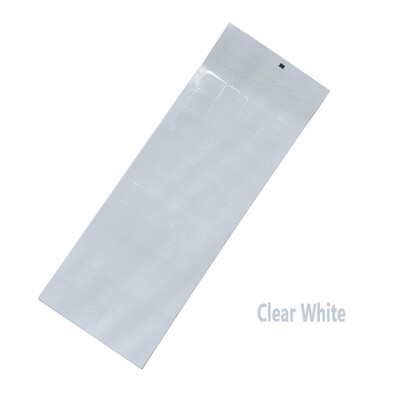 SR Clear Smooth naljepnice za tipkovnicu Letter 6 Jezik Ruski Njemački Španjolska Italija Engleski Japan za opremu za prijenosna računala