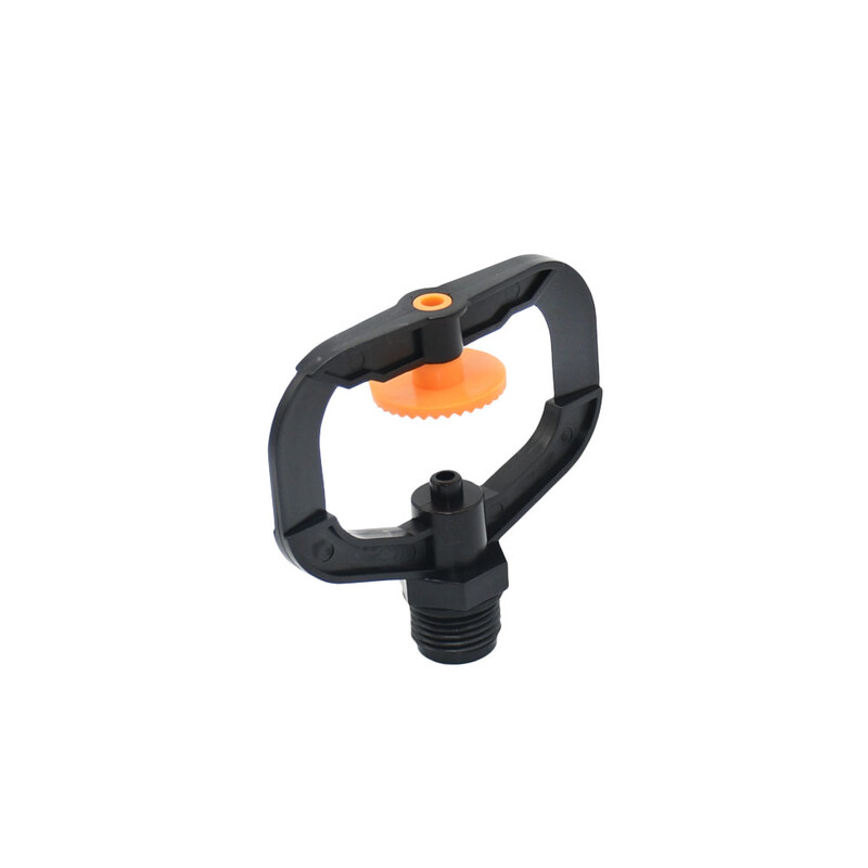 360 fokos kerti fűlocsoló 1/2 hüvelykes szálszóró fúvóka, automatikus öntözés, fúvóka támogatással