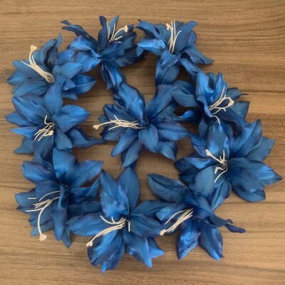 10 buc flori artificiale capete de crin floare de mătase flori albe perete decorare nunta