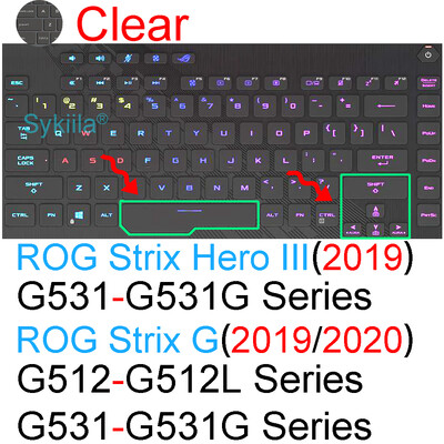 Poklopac tipkovnice za ROG Strix Scar 15 16 G634 G15 G16 G614 G513 G512 G533 G532 G531 Hero Silicone Protector Skin Case Dodaci