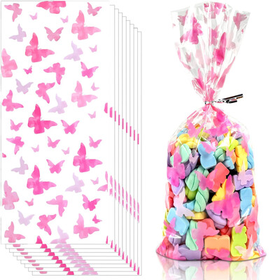 10/20/30/40/50 vnt Kalėdų snaigės celofaniniai maišeliai Žiemos snaigės šventės saldainiai sausainiai, skanėstai, dovanų maišelis Kalėdų vakarėlio dekoravimas