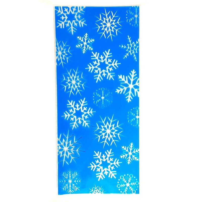 10/20/30/40/50 vnt Kalėdų snaigės celofaniniai maišeliai Žiemos snaigės šventės saldainiai sausainiai, skanėstai, dovanų maišelis Kalėdų vakarėlio dekoravimas